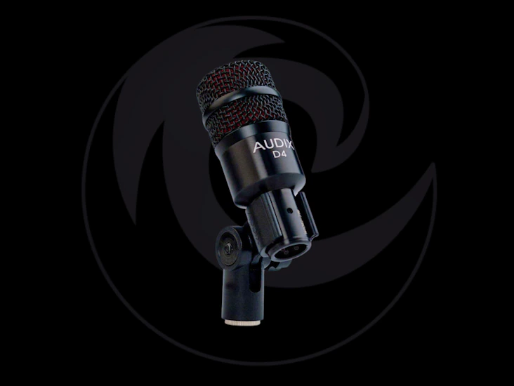 Audix d4 dynamic instrument mic for toms / drums / brass