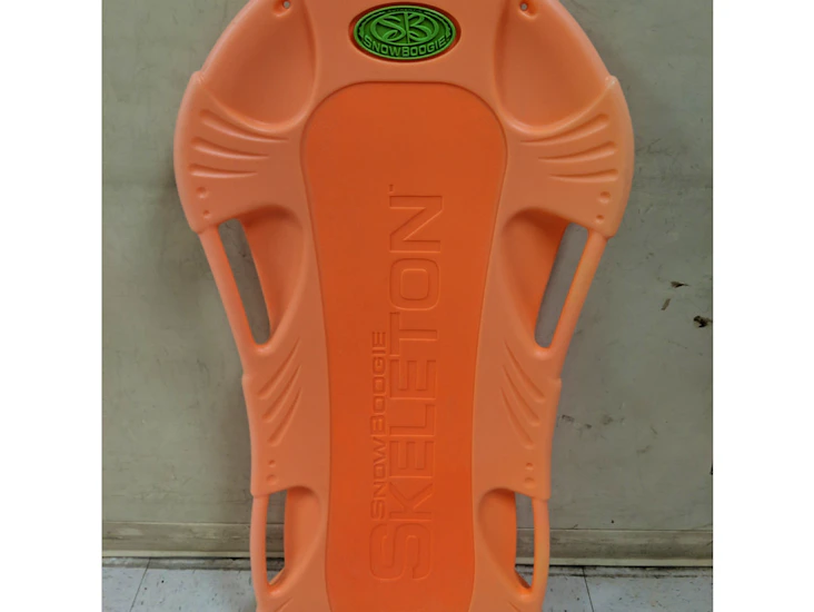 Authentic snowboogie skeleton sled