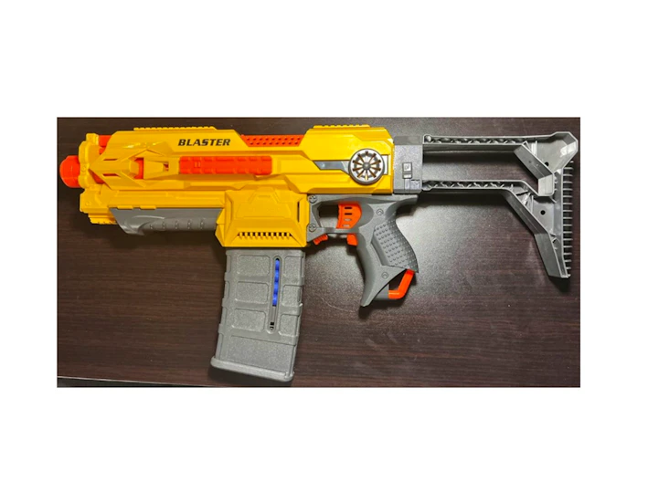 Automatic toy gun rapid fire (fully motorized blaster)