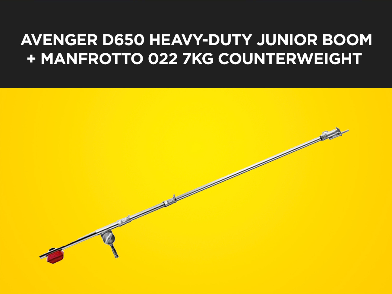 Avenger d650 heavy duty boom arm