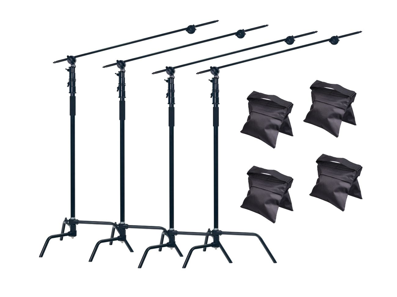 Avenger folding c stand w sandbags 20+ 