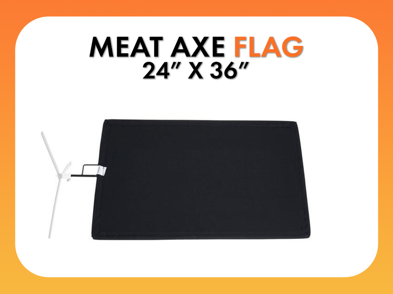 Avenger meat axe flag 24"x36"
