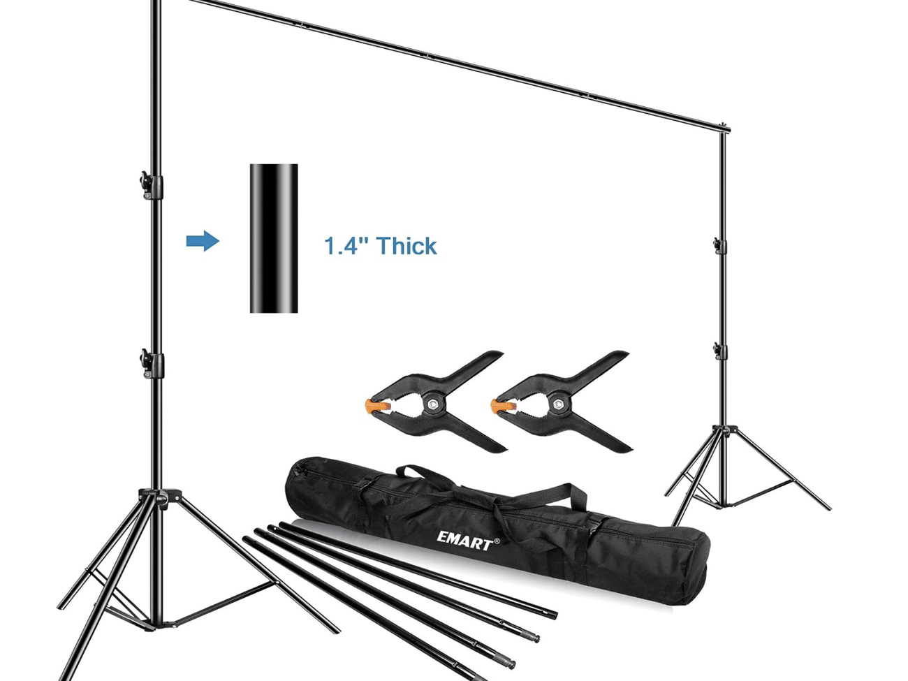 Backdrop stand kit 3x3.6m