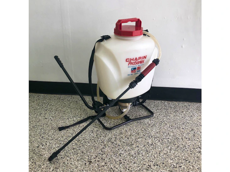 Backpack sprayer