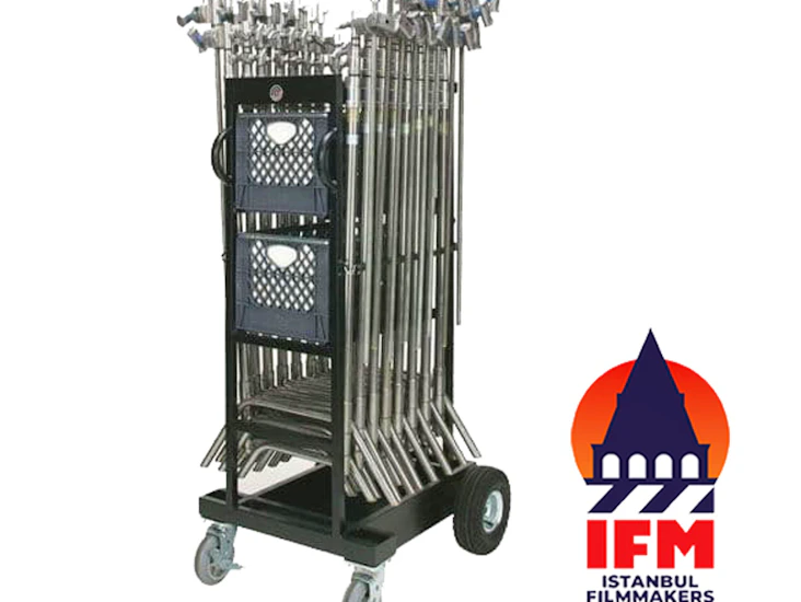 Backstage c-stand & hi-roller utility cart