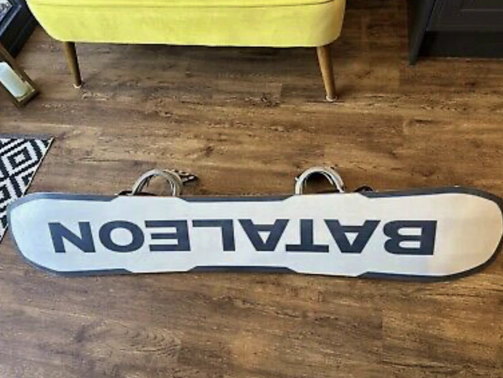 Bataleon snowboard with bindings