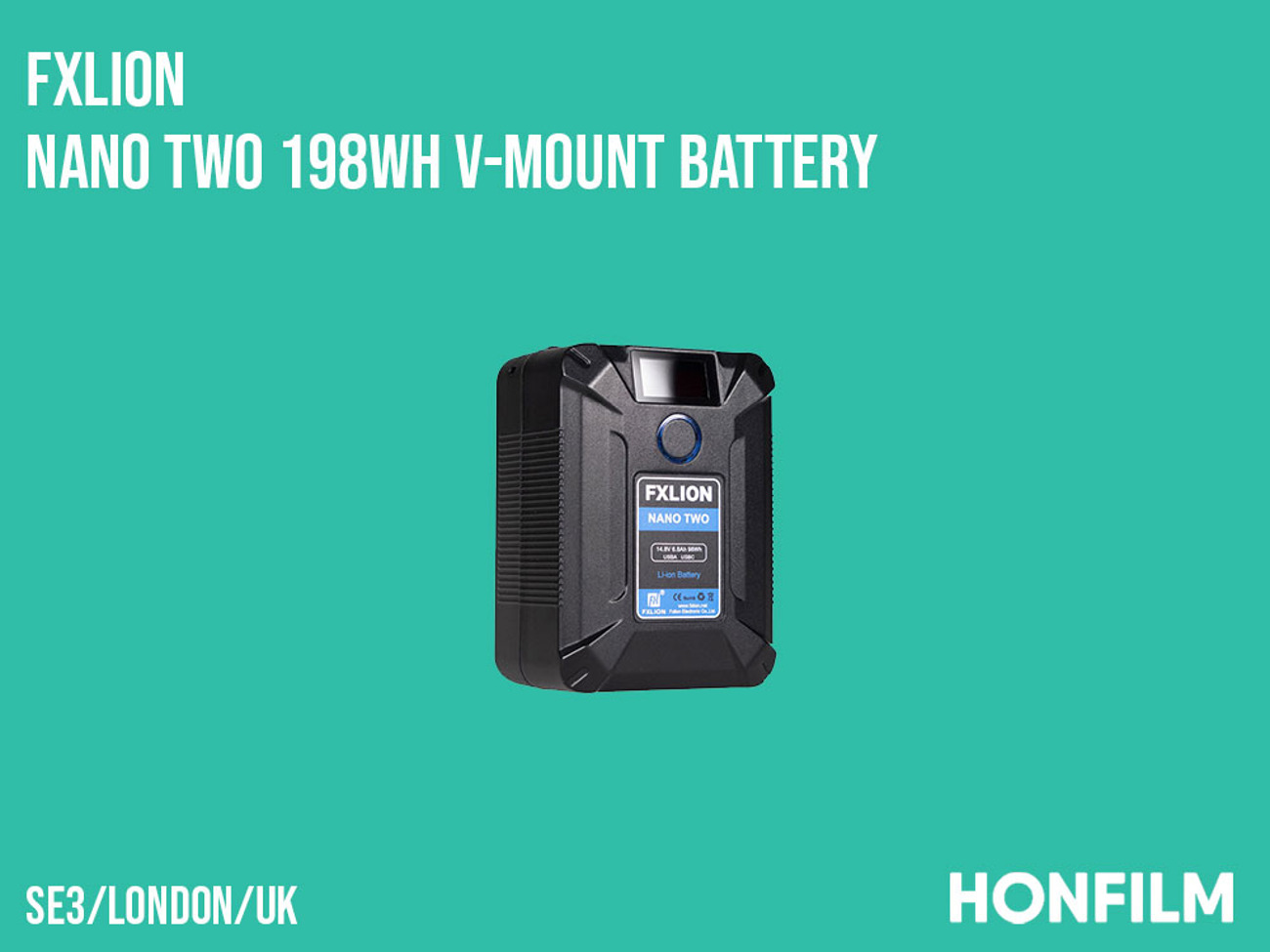 [battery] fxlion nano two 14.8v / 98wh v-mount battery