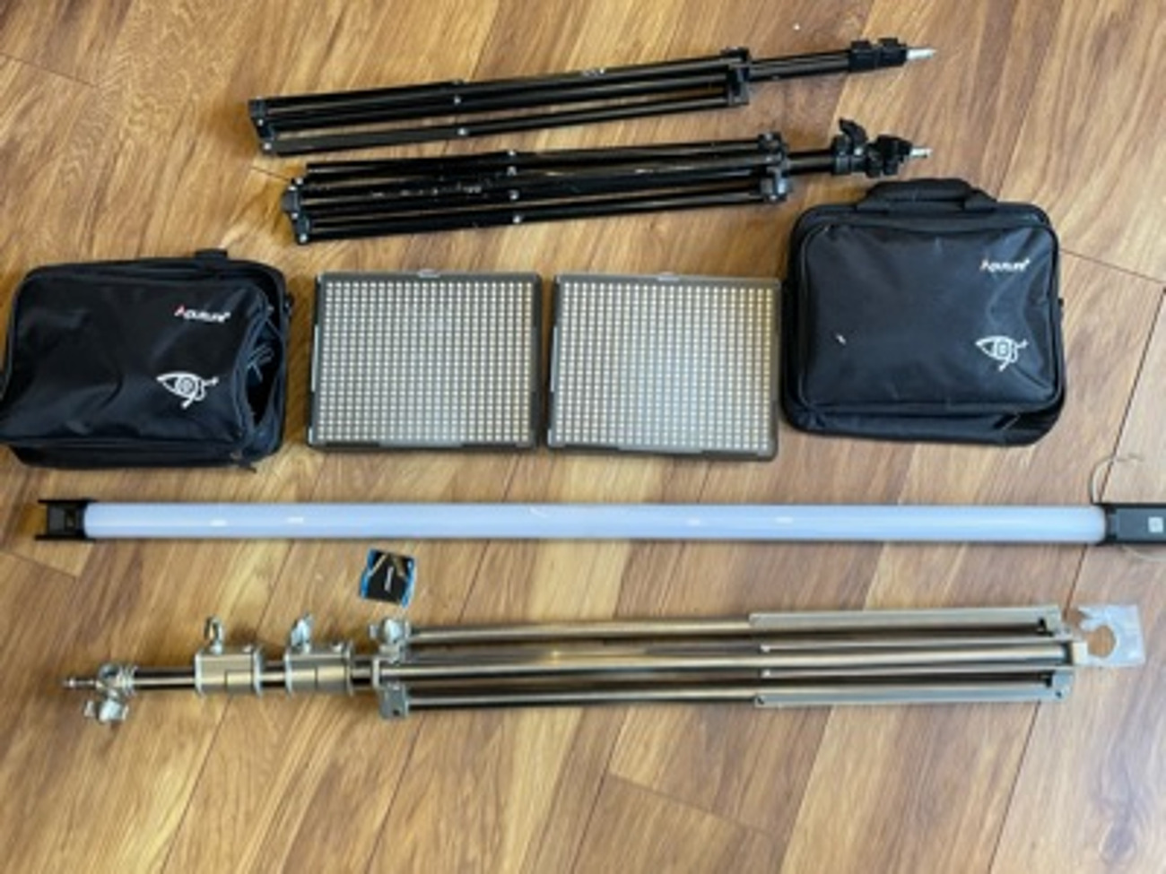 Battery lighting set 