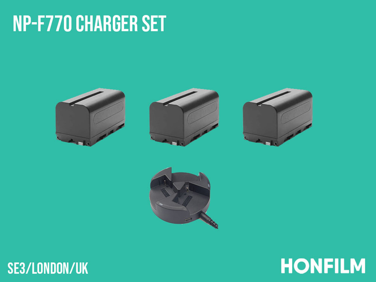 [battery] np-f770 charger set 