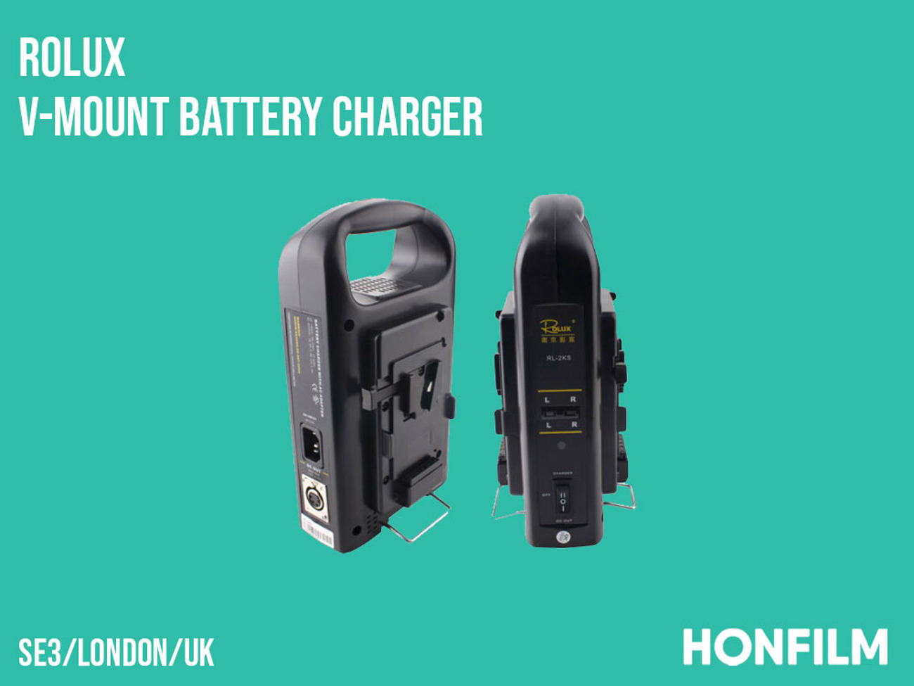[battery] rolux v-mount battery charger