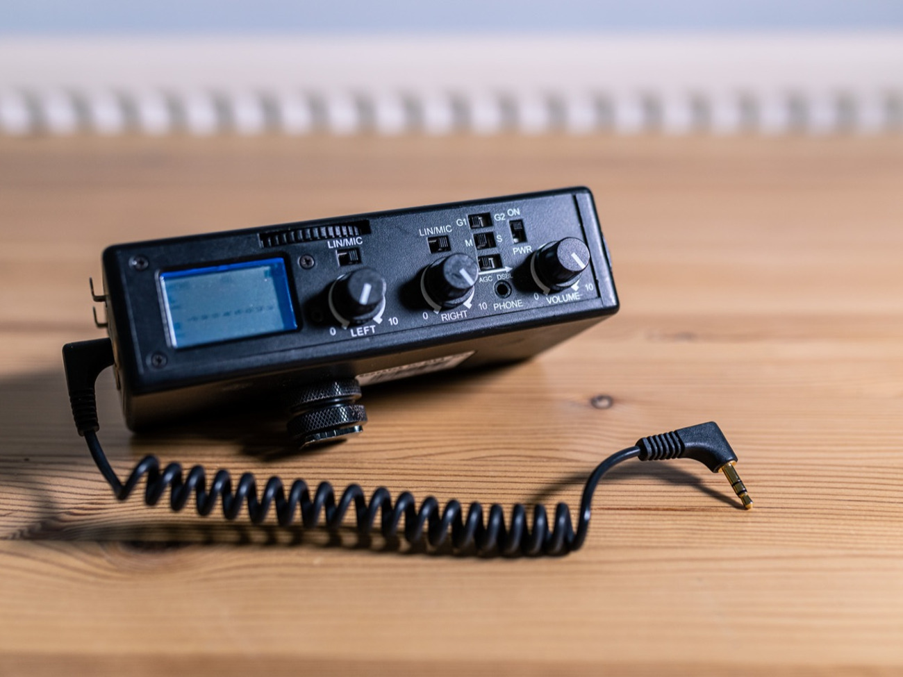 Beachtek camera audio pre-amp