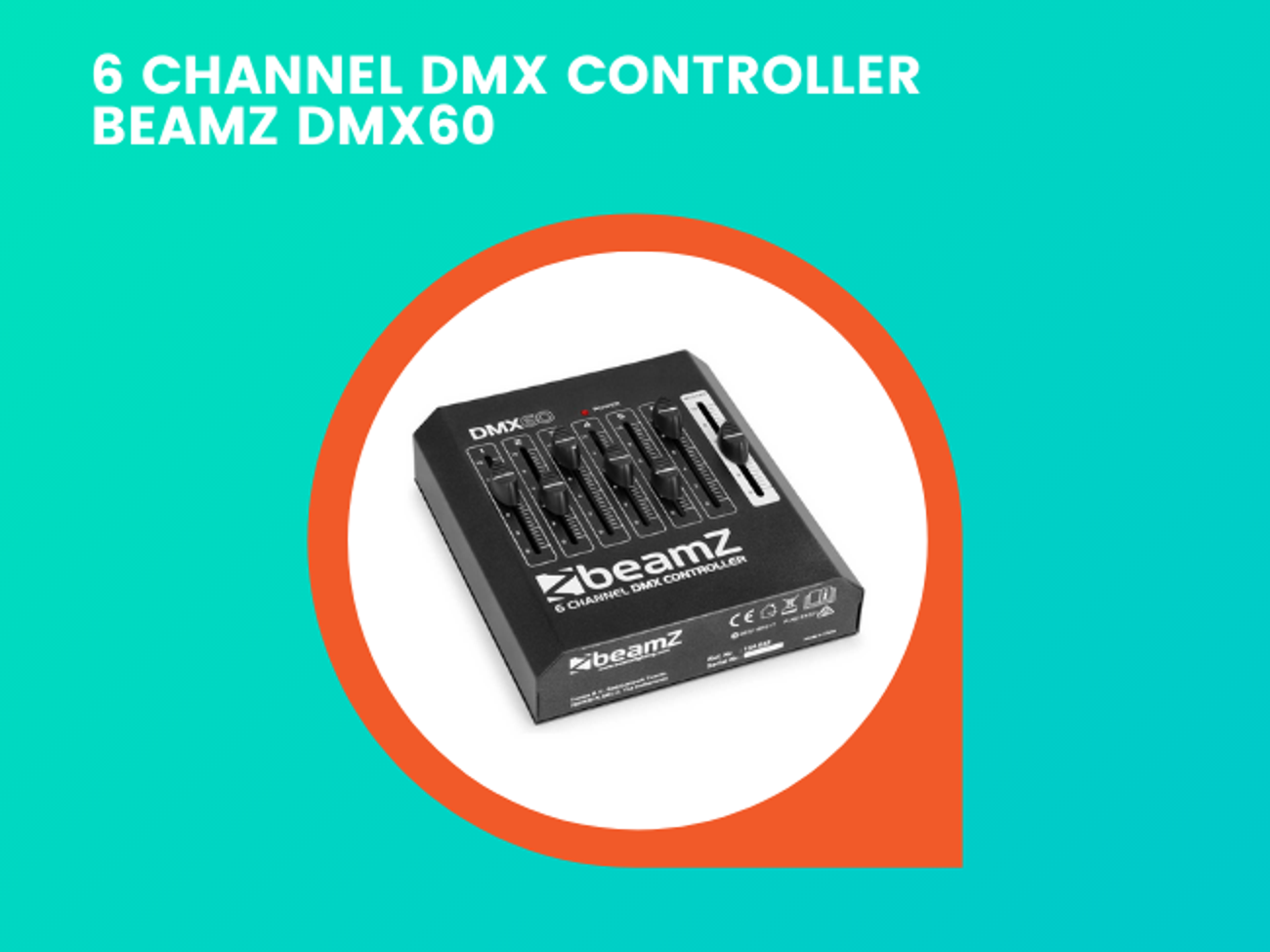 Beamz dmx60 dmx controller