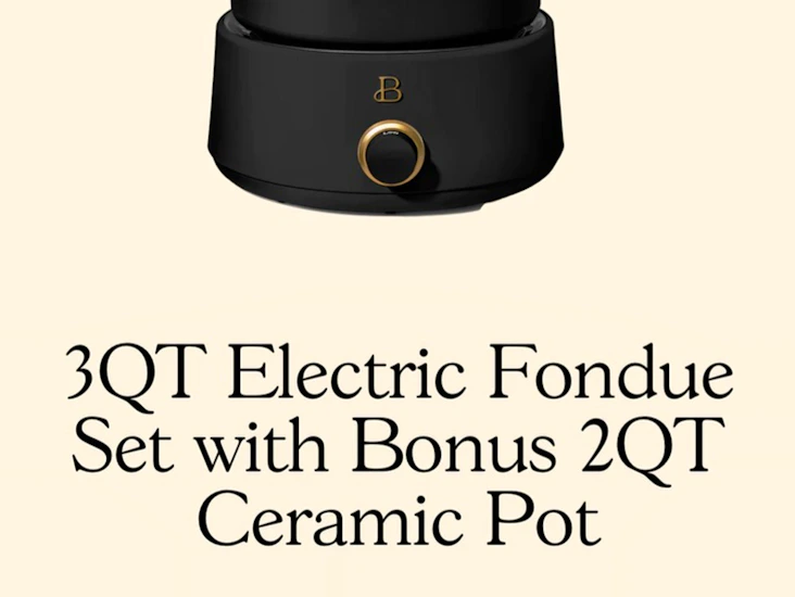 Beautiful brand fondue pot