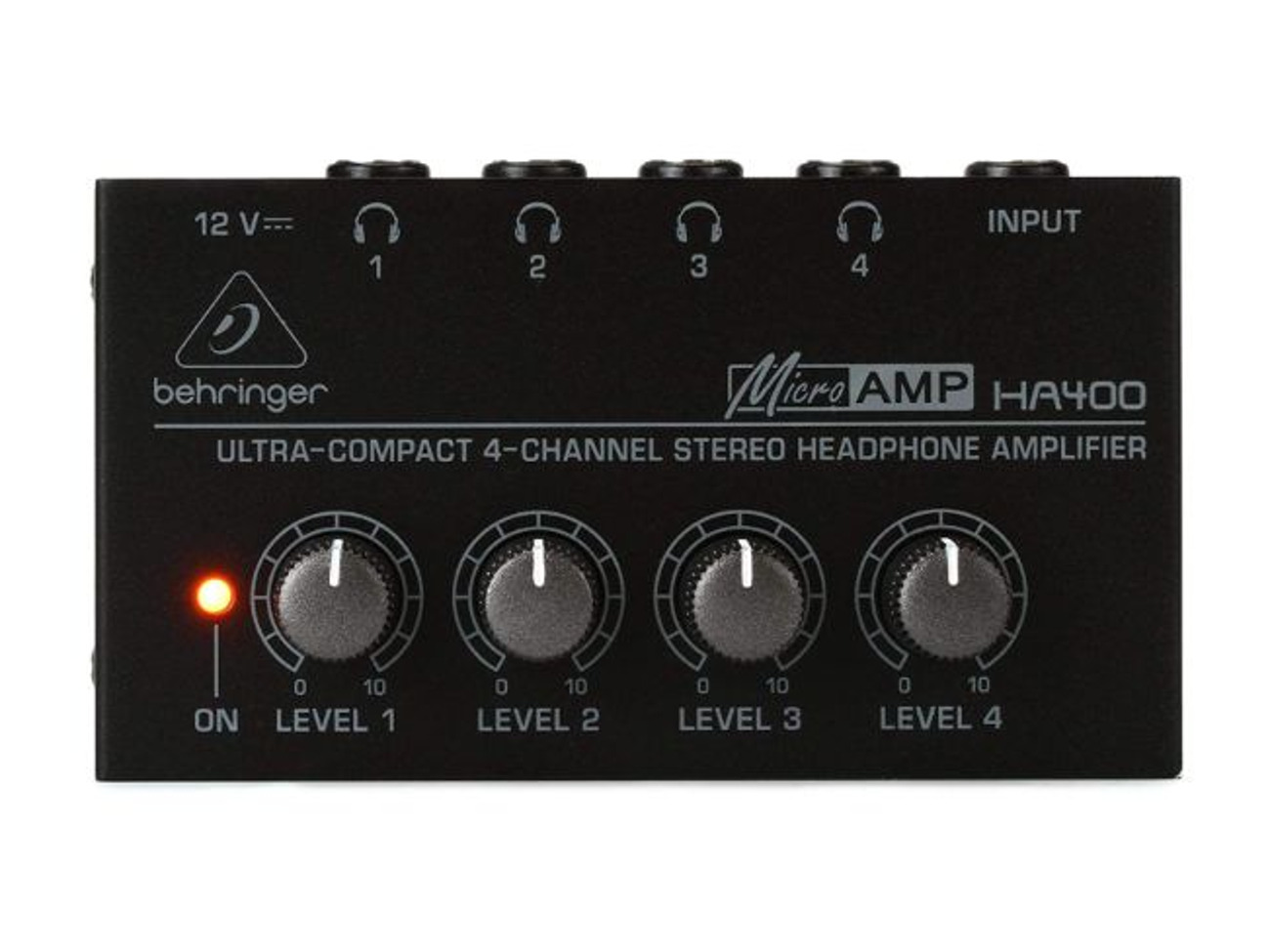 Behringer ultra-compact 4 channel stereo headphone amplifier