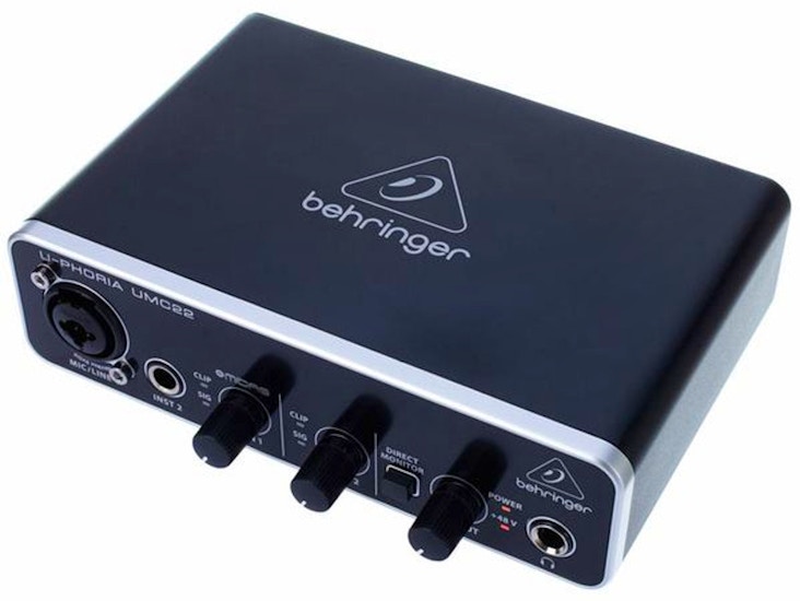 Behringer umc22 audiophile u-phoria