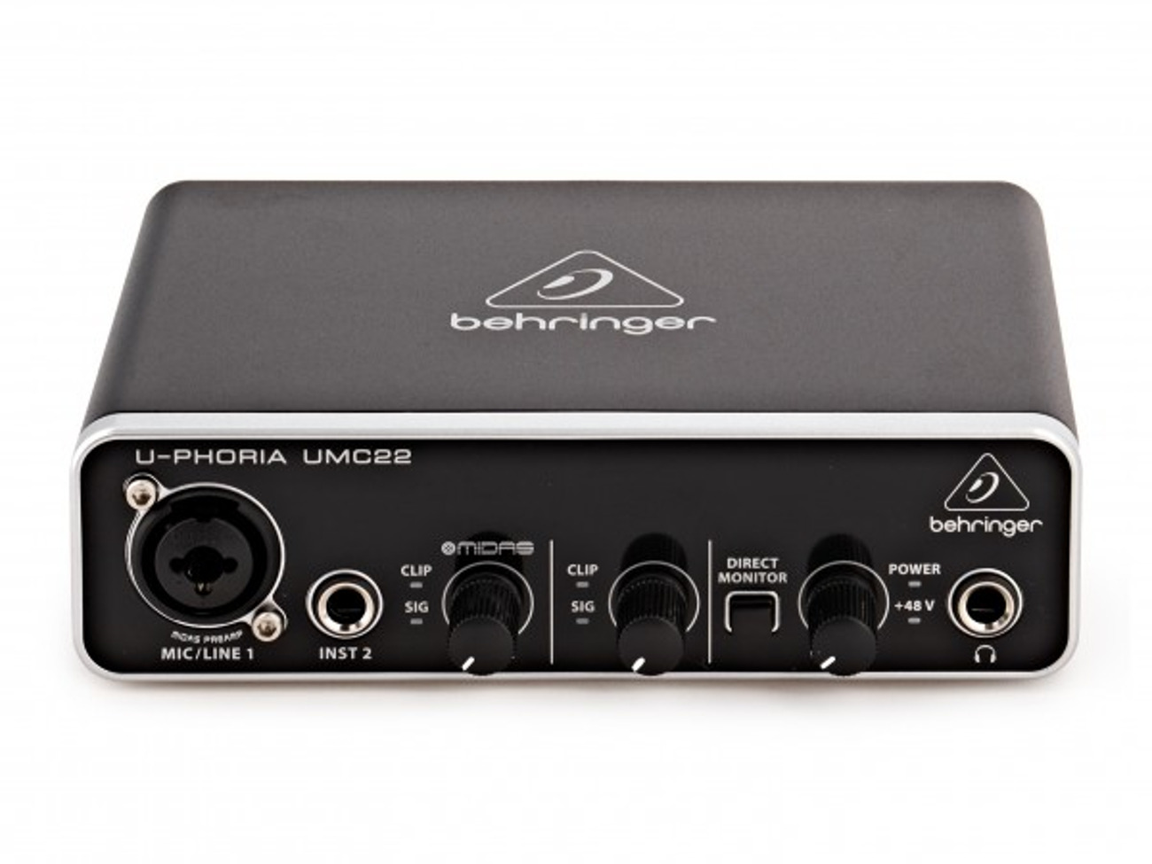 Behringer u-phoria umc22 usb audio interface