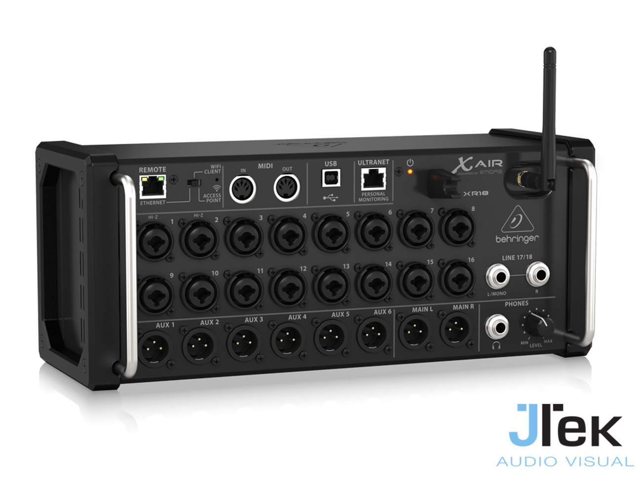 Behringer x air xr18 18 channel, 12-bus digital mixer