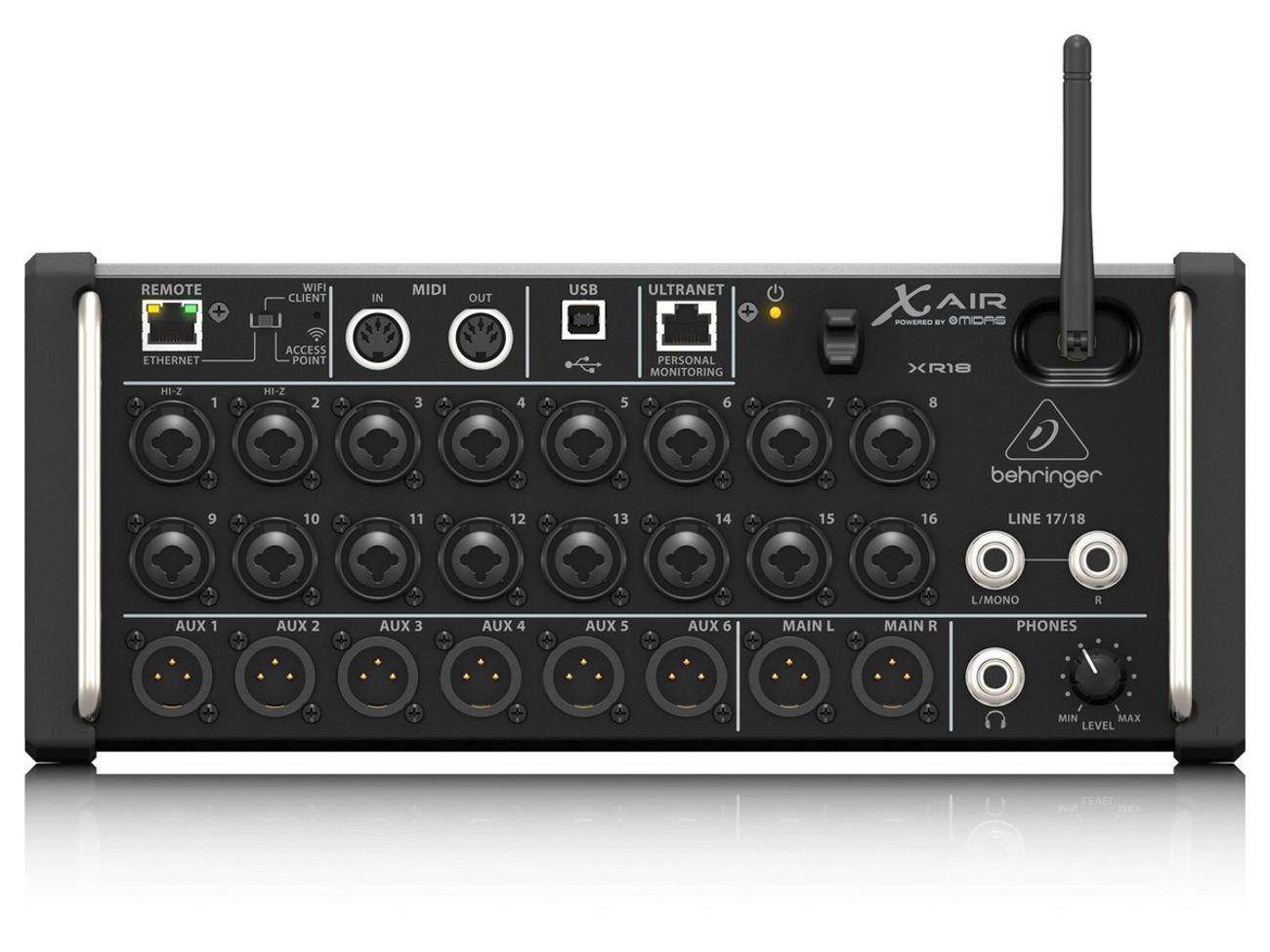 Behringer x air xr18 digital mixer