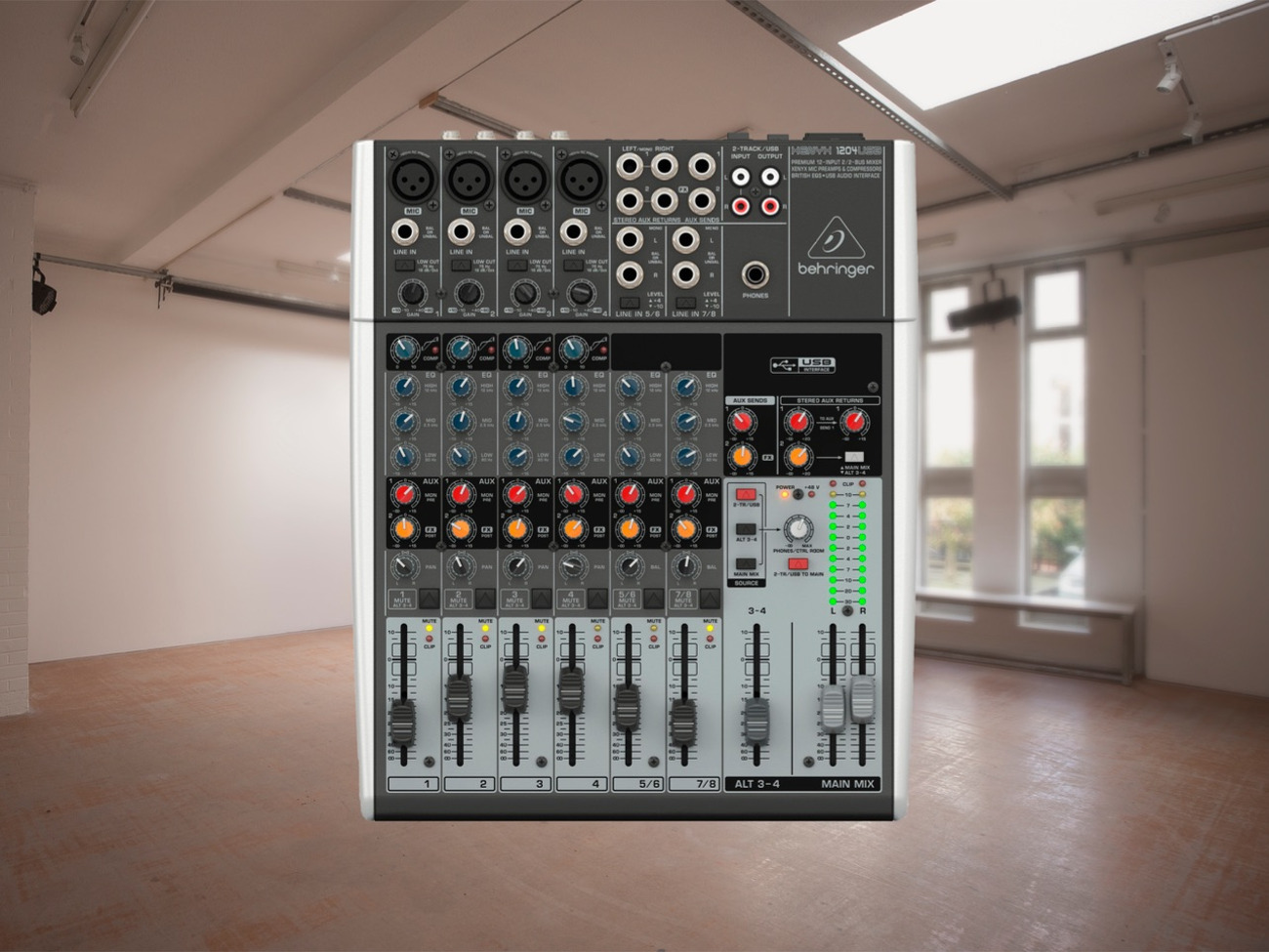 Behringer xenyx 1204usb mixer