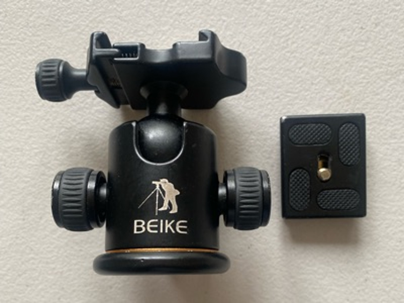 Beike bk03 tripod ball head with quick release plate