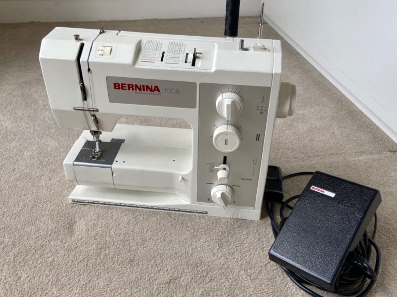 Bernina 1008s sewing machine close to industrial quality 