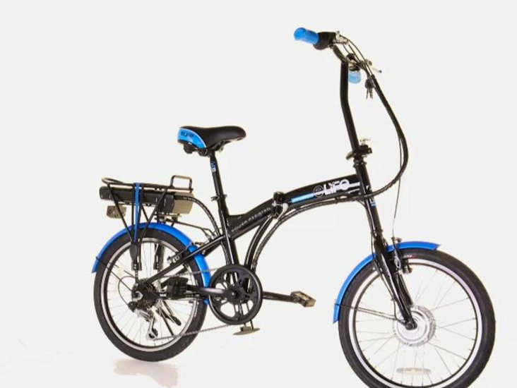 Bicycle folding electric ebike 6 speed 20" wheels
