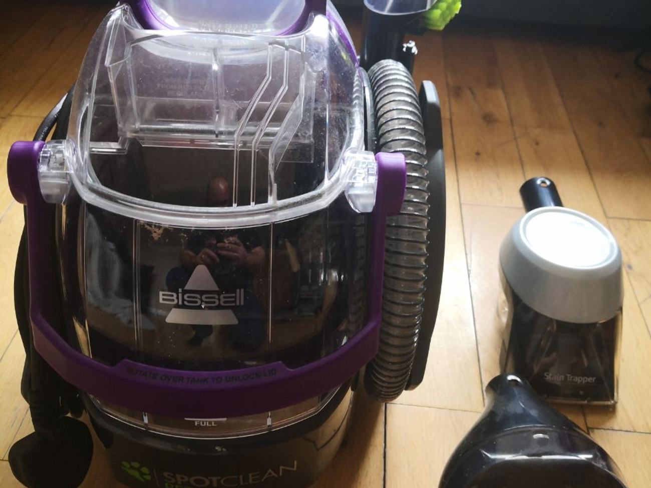 Bissell spotclean wet vacuum carpet cleaner