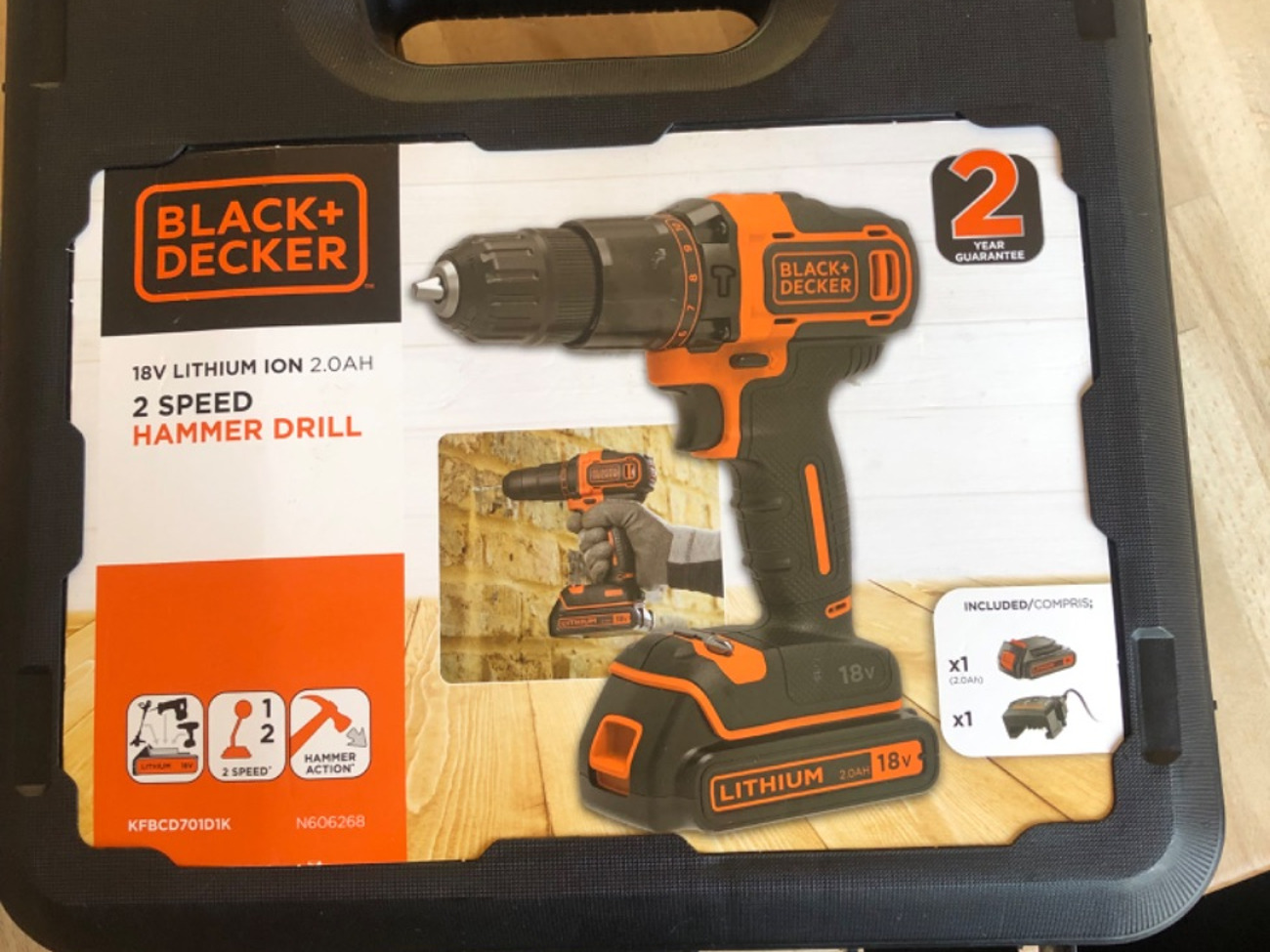 Black & decker 2 speed hammer drill 