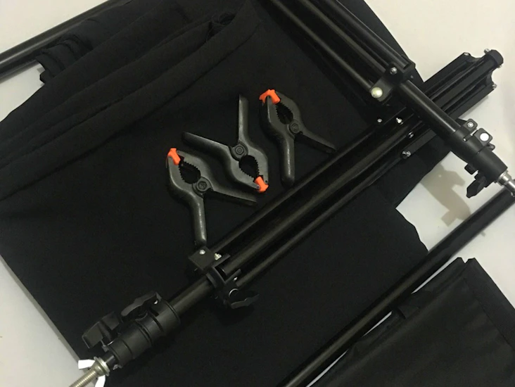 Black background for video/photography