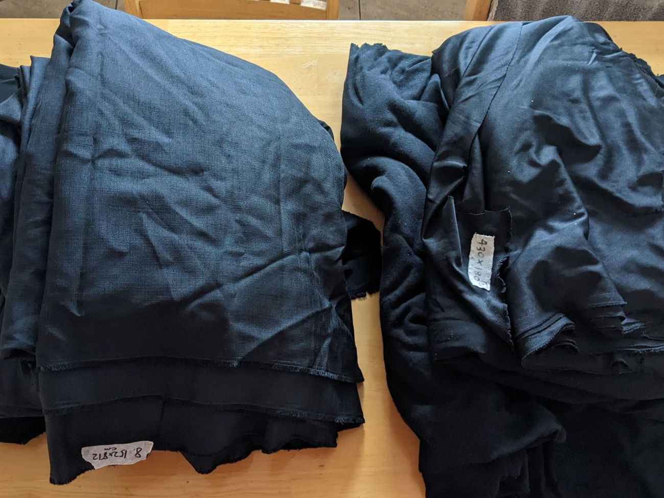 Black out fabric a lot of large black out fabrics