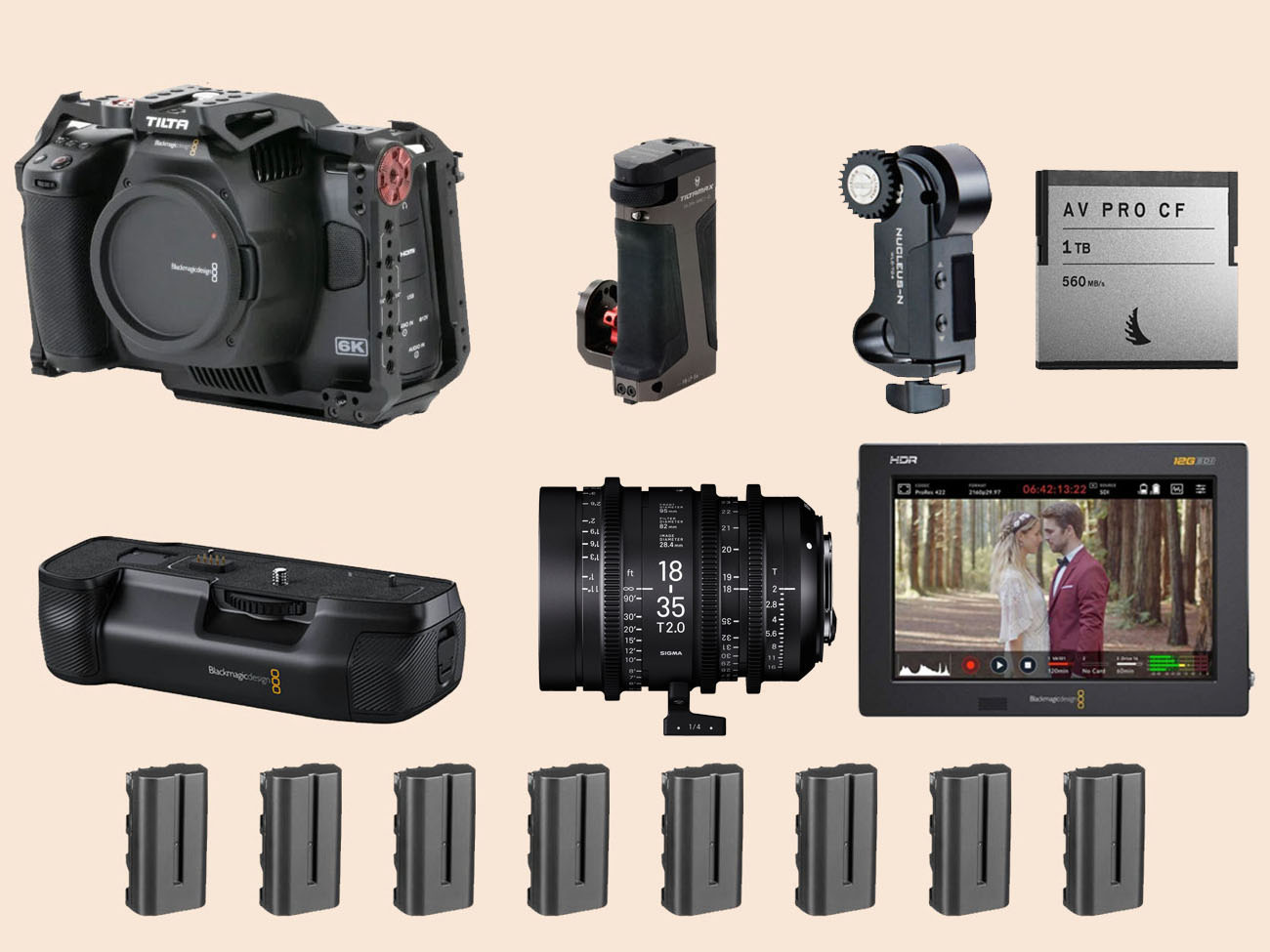 Blackmagic ( bmpcc 6k pro ) - cinema kit 2