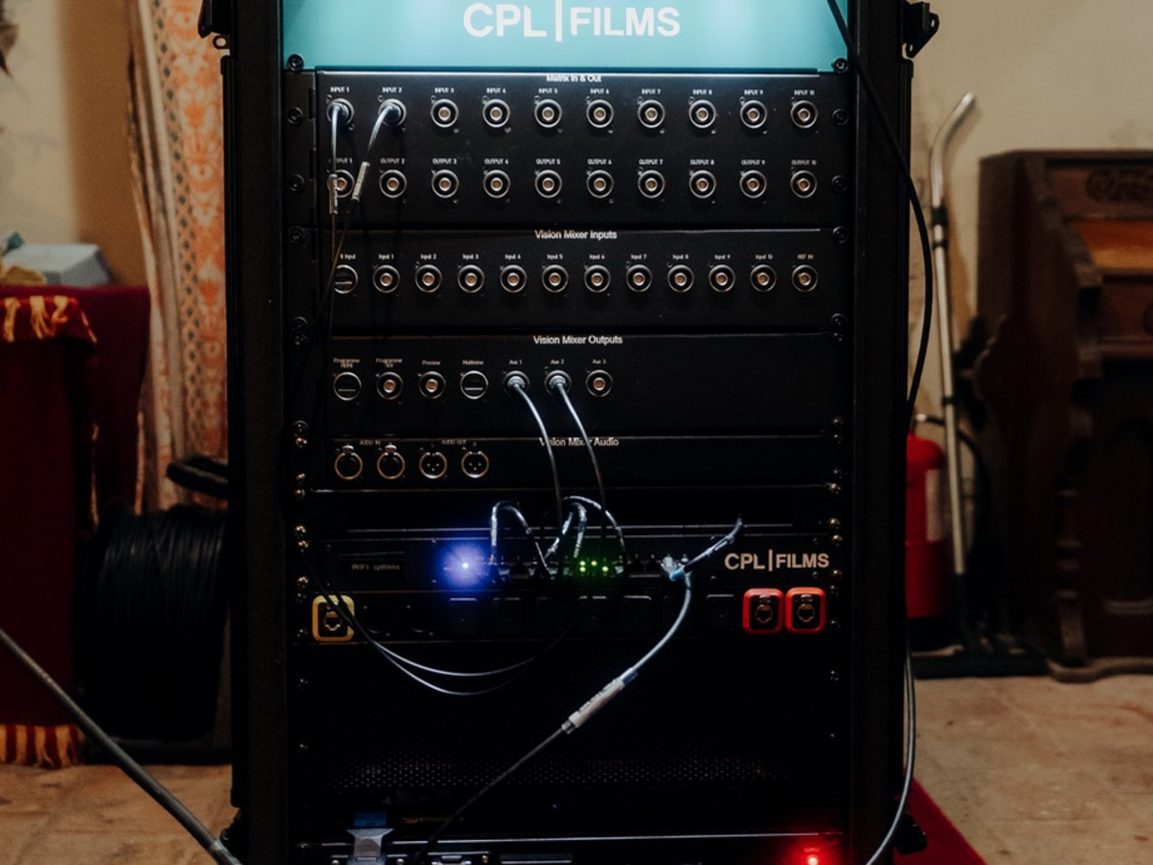 Blackmagic 20u video production flightcase