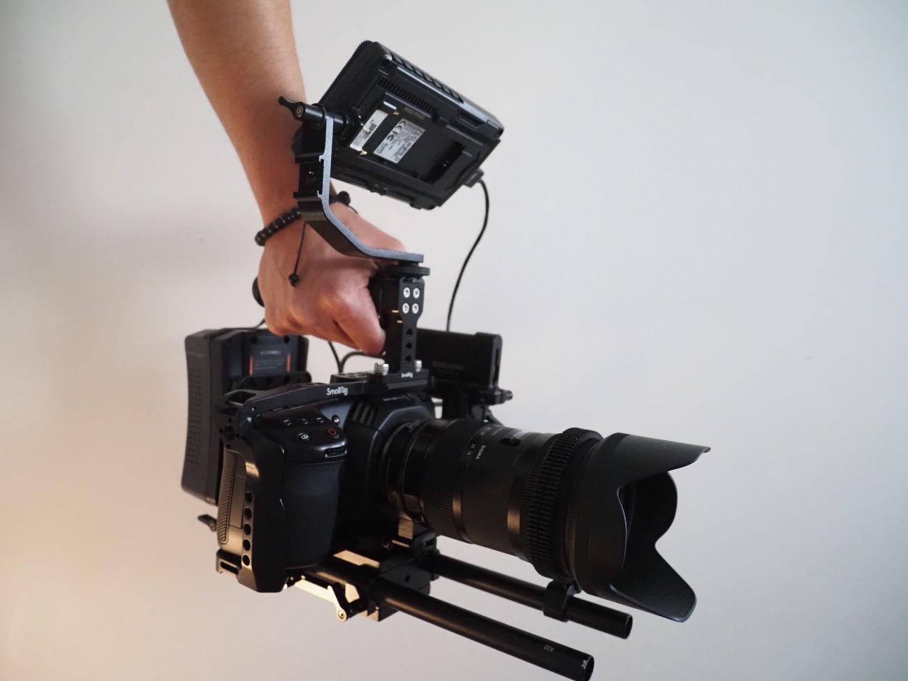 Rent BlackMagic 4K Pocket Cinema Camera Rig w/ Sigma 18-35mm Lens 
