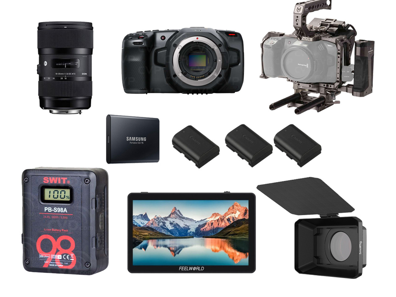 Blackmagic 6k full camera rig & kit