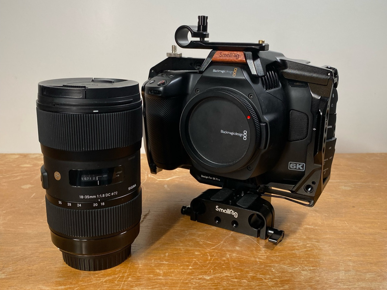 Blackmagic 6k pro + sigma 18-35mm art 