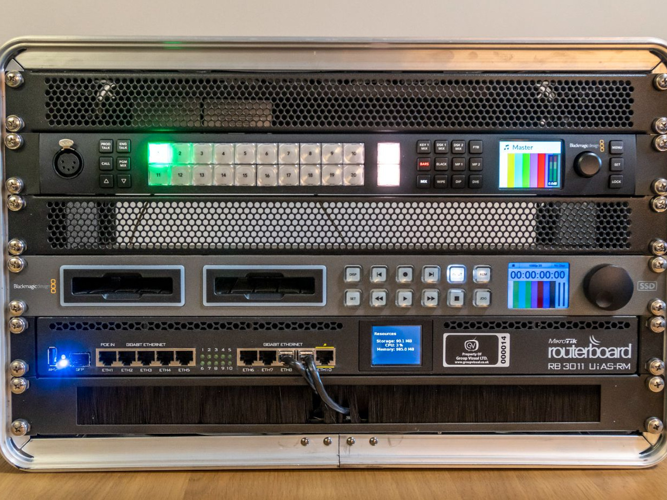 Blackmagic atem 2m/e constellation hd & hyperdeck kit