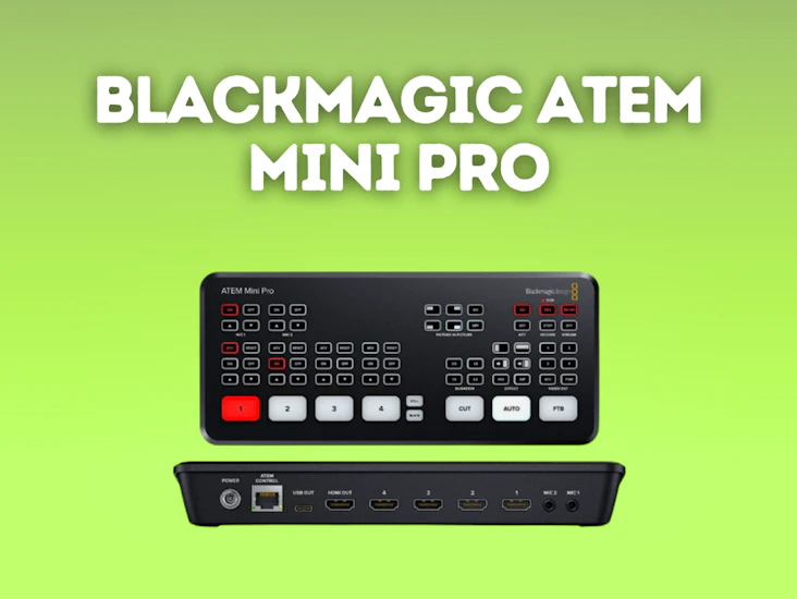 Blackmagic atem mini pro - video mixer