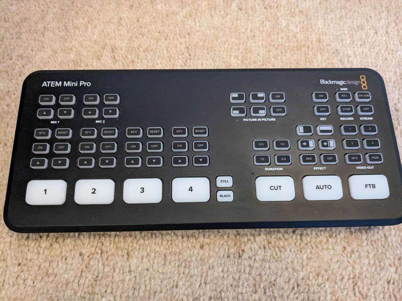 Blackmagic atem mini pro