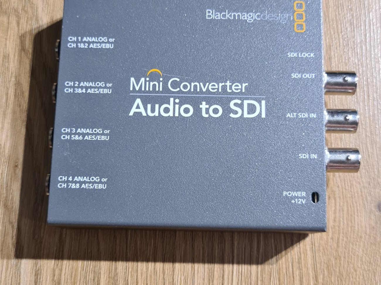 Blackmagic audio to sdi embedder mini converter