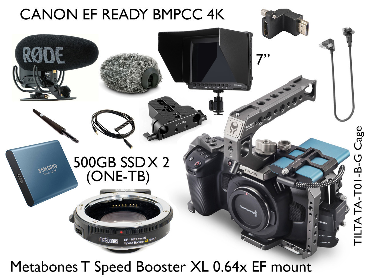 Metabones Speed Booster Blackmagic Pocket Cinema Camera 4k Sensor