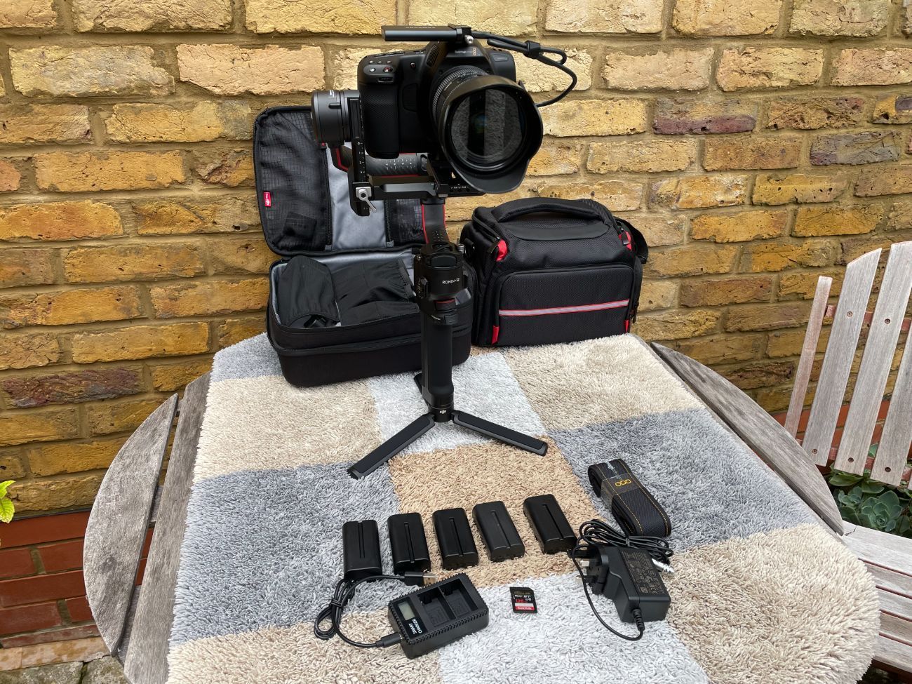 Blackmagic bmpcc 6k pro, sigma 18mm - 35mm f1.8, ronin rs2