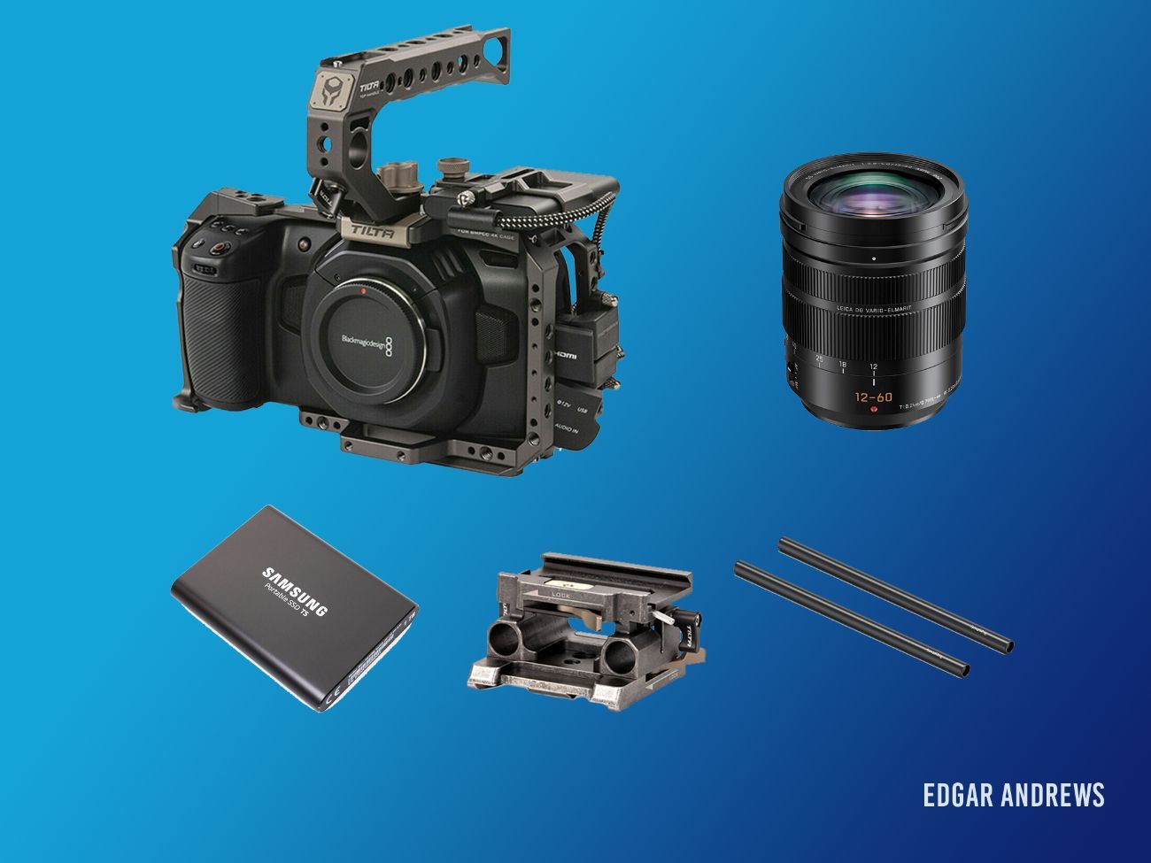 Blackmagic bpcc 4k+ 12-60mm leica- ready to use kit