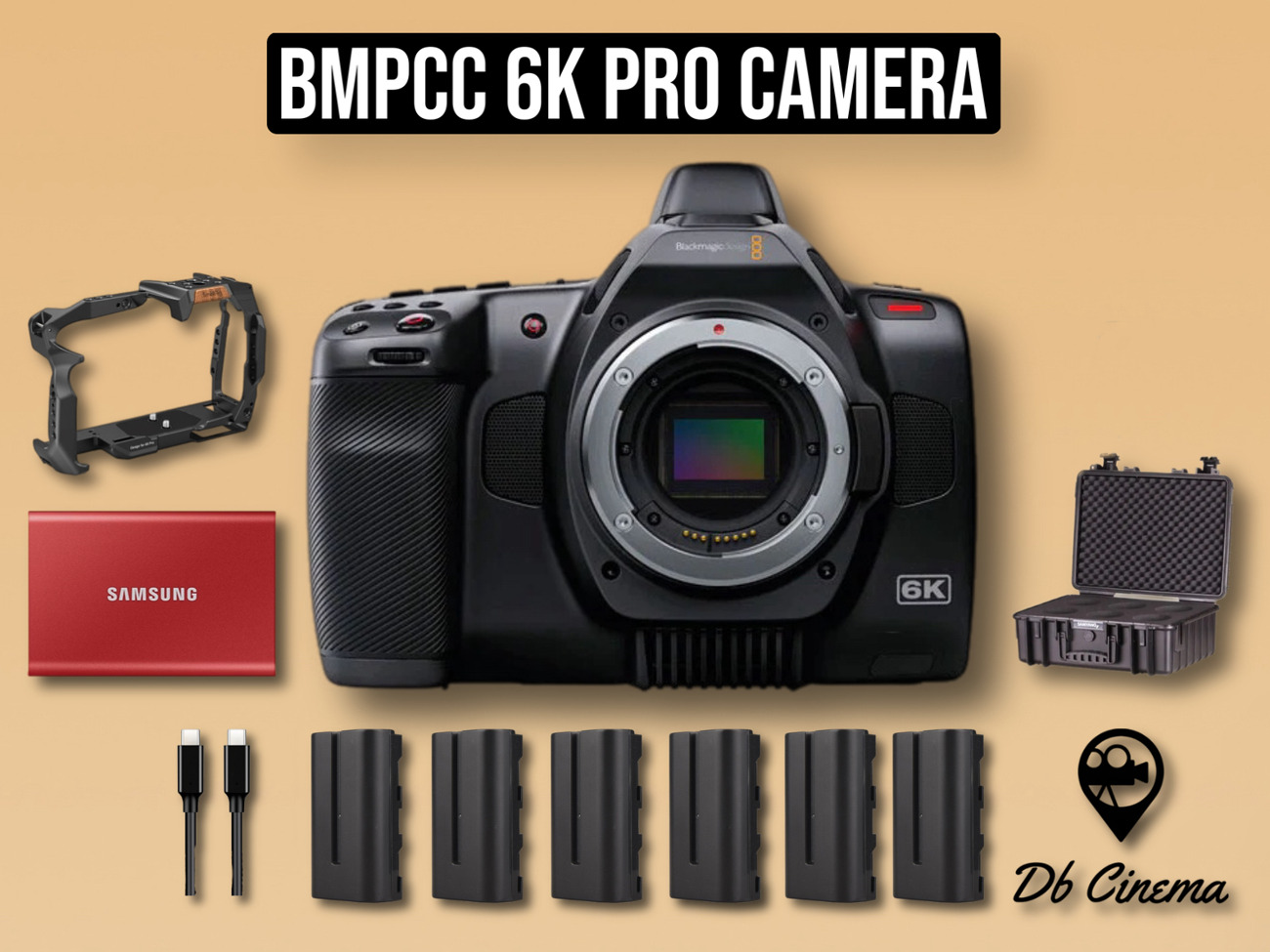 Blackmagic camera 6k pro bmpcc6k  bmpcc 6k pro 