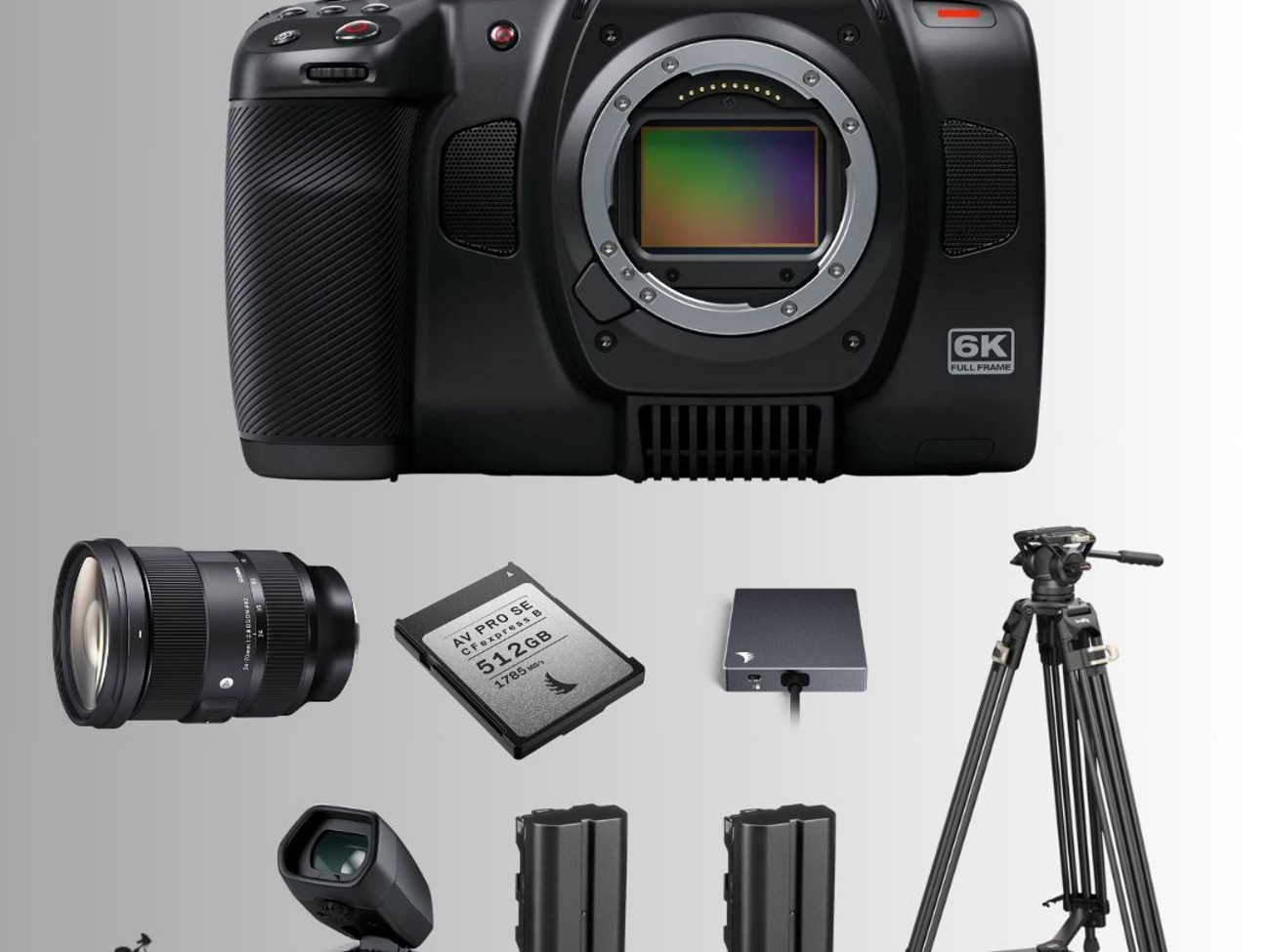 Blackmagic cinema camera 6k (full frame) - full camera package