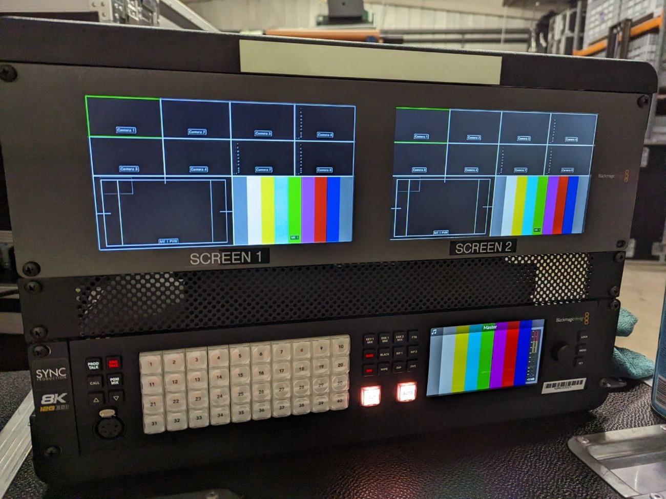 Blackmagic constellation 8k rack