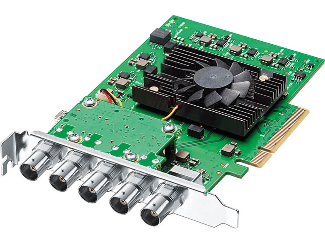 Blackmagic decklink 4k pro in sonnet se iiie  thunderbolt caddy