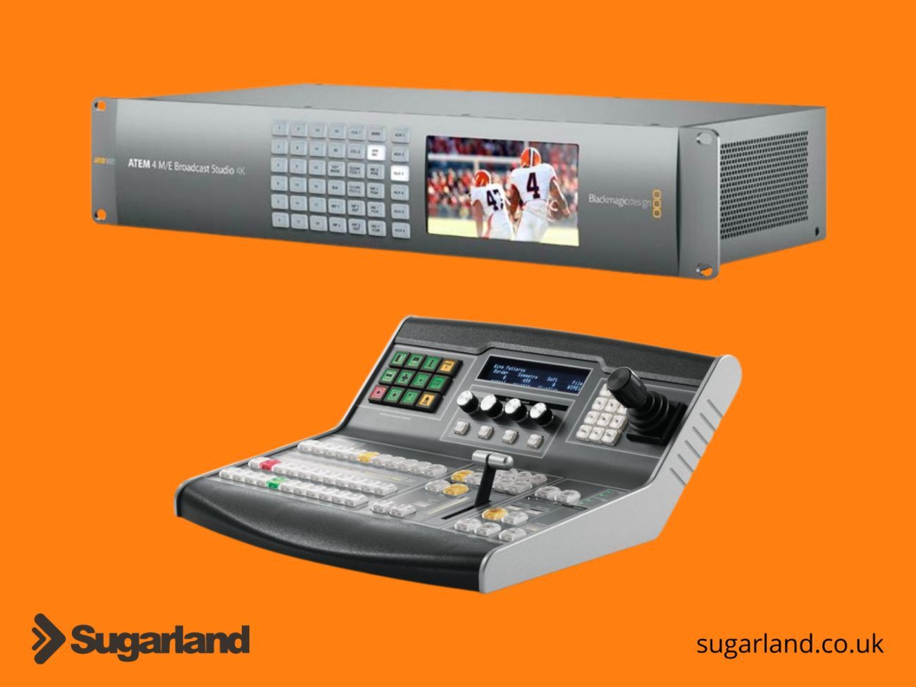 Blackmagic design atem 4 m/e studio + atem 1 m/e panel