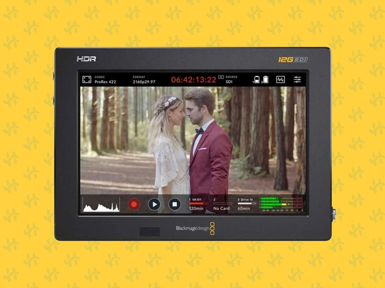 Blackmagic design video assist 7in 12g hdr