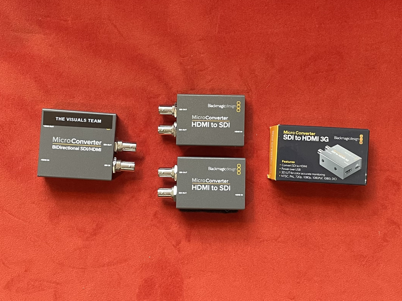 Blackmagic microconverter bundle x4