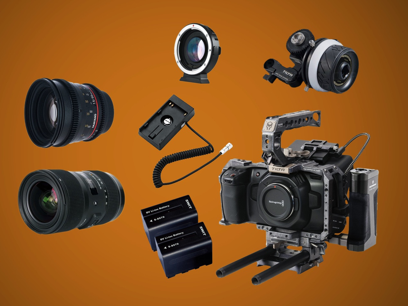 Blackmagic pocket 4k ef | indie kit | ef or mft mount